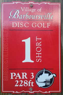 Hole 1 Short Tee | Barboursville Disc Golf