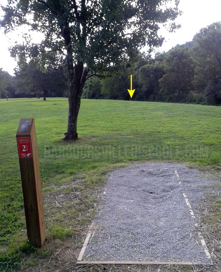 Hole 2 Short Tee | Barboursville Disc Golf